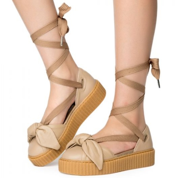PUMA x Fenty Bandana Leather Creeper Flats - Picture 1 of 6